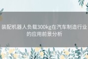 装配机器人负载300kg在汽车制造行业的应用前景分析