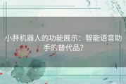 小胖机器人的功能展示：智能语音助手的替代品？