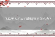 飞马无人机WiFi密码遗忘怎么办？