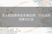 无人机创意来自军事应用：优化战场侦察与打击