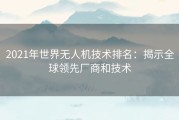 2021年世界无人机技术排名：揭示全球领先厂商和技术