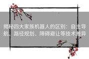 揭秘四大家族机器人的区别：自主导航、路径规划、障碍避让等技术差异