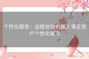 个性化服务：远程协助机器人满足用户个性化需求