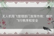 无人机限飞管理部门发挥作用：维护飞行秩序和安全