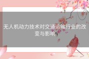 无人机动力技术对交通运输行业的改变与影响