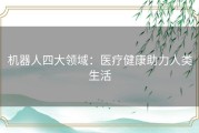 机器人四大领域：医疗健康助力人类生活