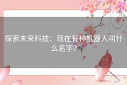 探索未来科技：现在有种机器人叫什么名字？